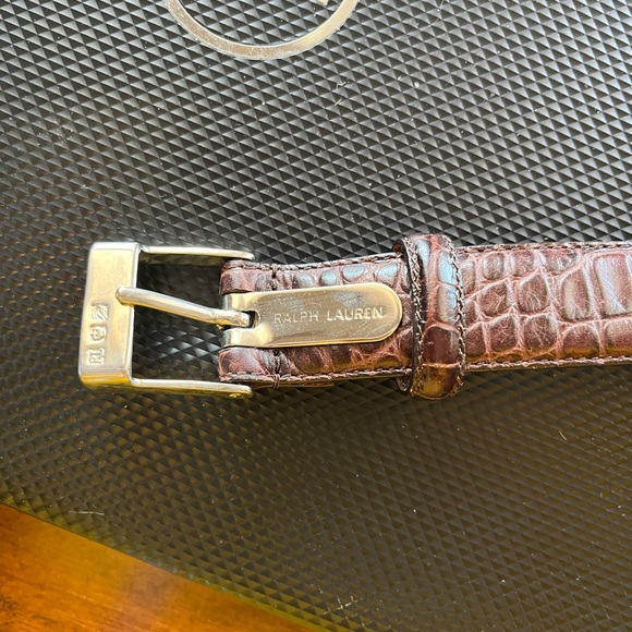 Ralph Lauren Tan Leather Belt - Picture 3 of 6